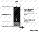 Particle size removal range by filtration