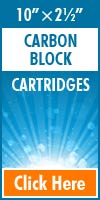 Carbon Block Standard Size Cartridges 10x2&frac12;