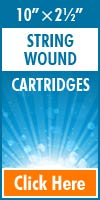 String Wound Standard Size Cartridges 10x2&frac12;