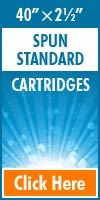 Spun Standard Size Cartridges 40x2&frac12;