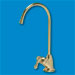 Air Gap Euro Faucet with Polished Brass Finish