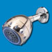 5-Spray Shower Head with Chlorine Removal - Satin finish