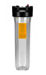 Full-Flow/Big Blue Size Clear Housing for 20"&times;4&frac12;" Cartridges - 3/4
